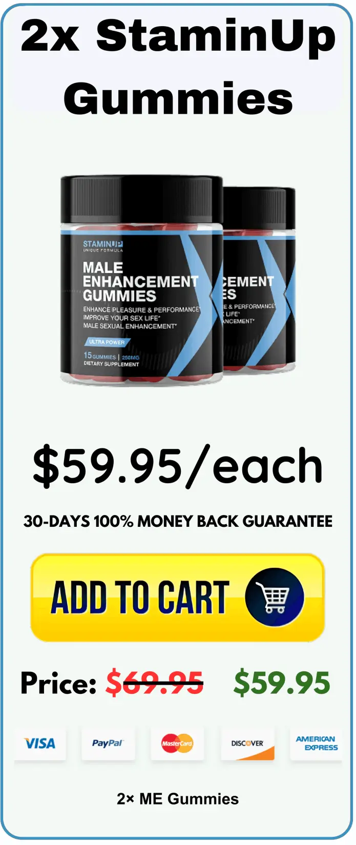 StaminUp Gummies offer price